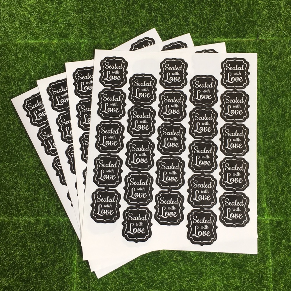 100 Sealed with Love Stickers - Picture 3 of 5